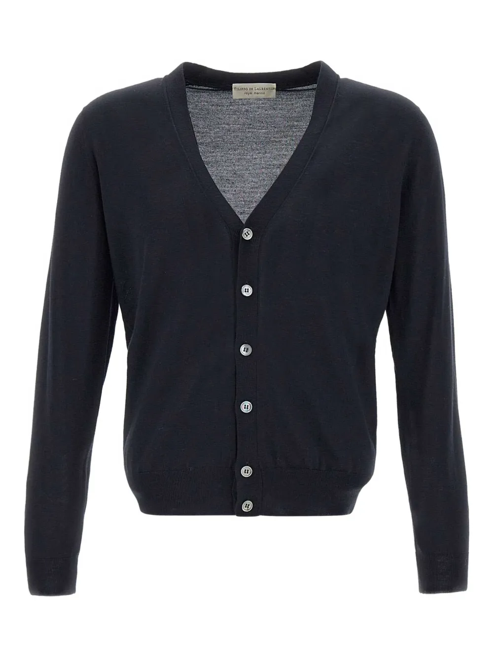 Filippo De Laurentiis V-neck Ribbed-edge Cardigan