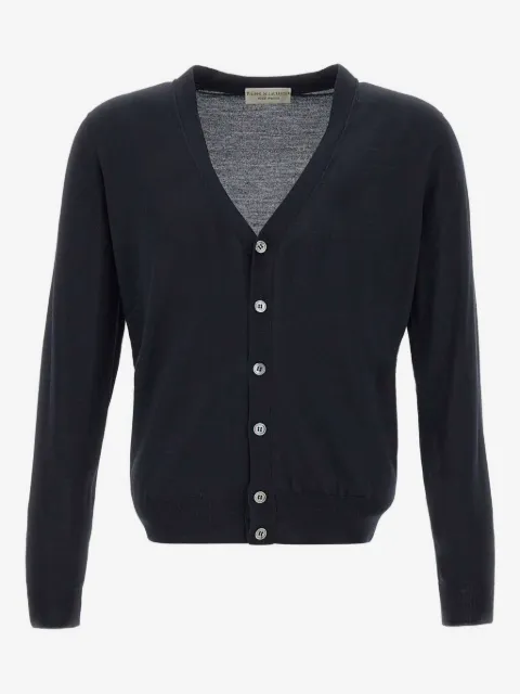 Filippo De Laurentiis V-neck ribbed-edge cardigan