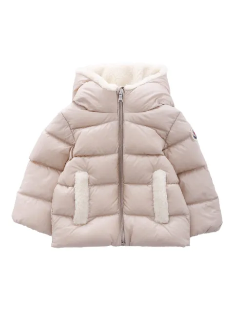 Moncler Enfant جاكيت 'بلوما' مبطن بهودي
