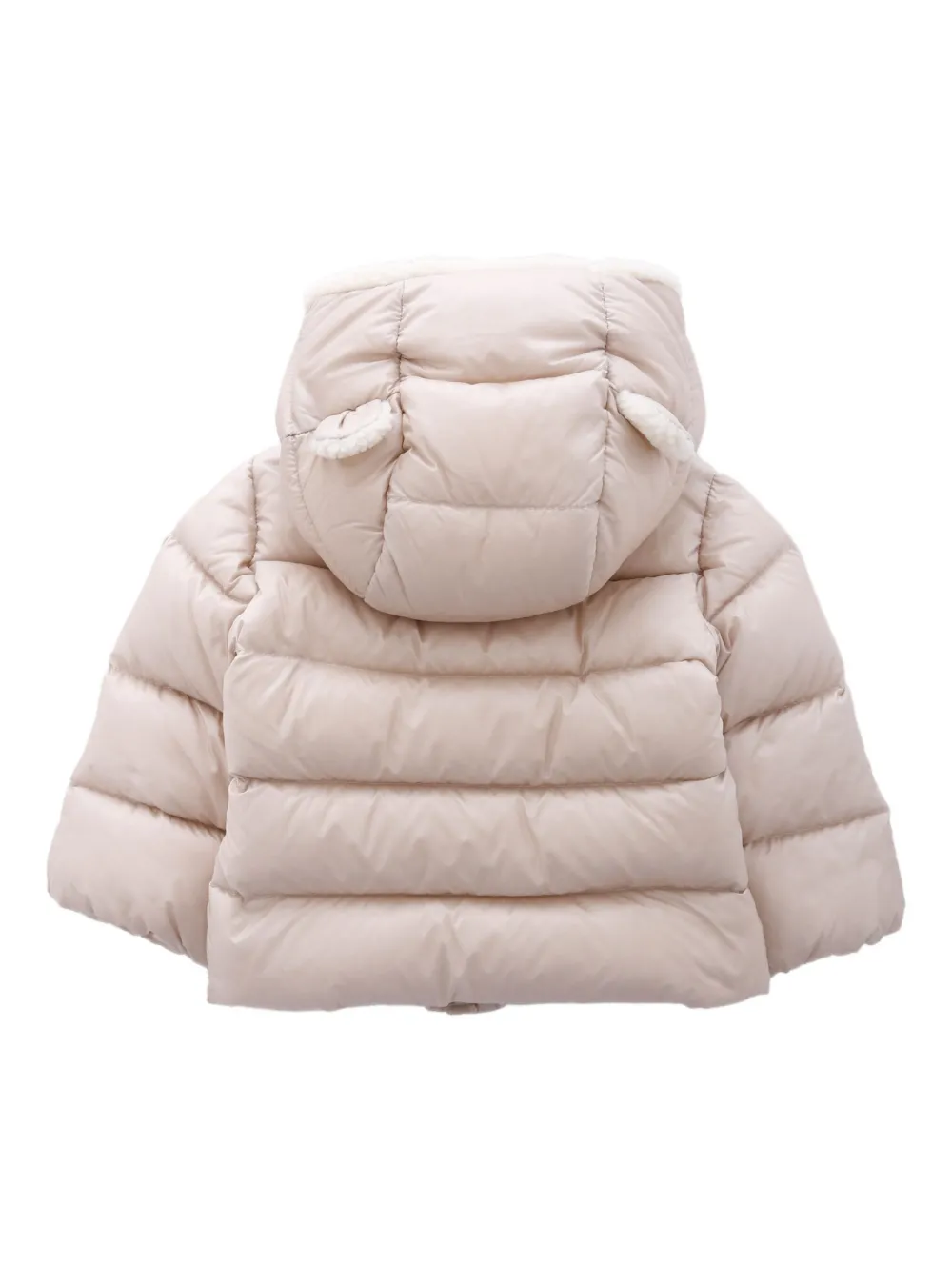 Moncler Enfant Bluma hooded quilted jacket Beige