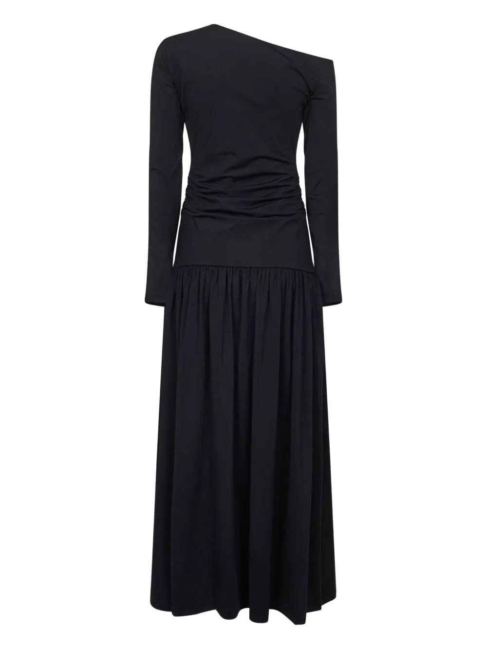 Róhe Asymmetrische midi-jurk - Zwart