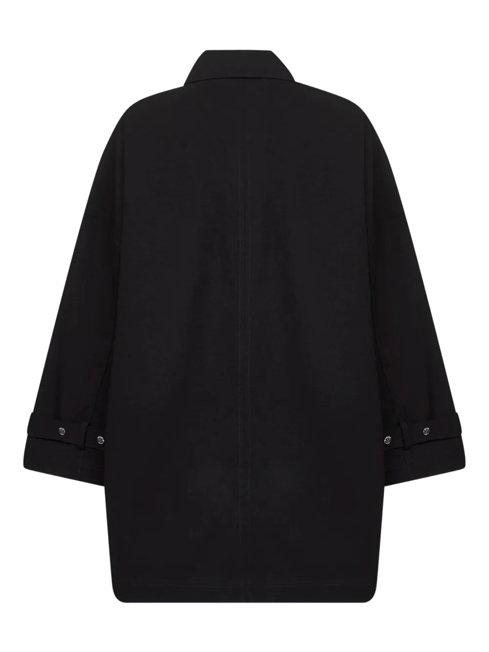 TOTEME organic cotton coat Zwart