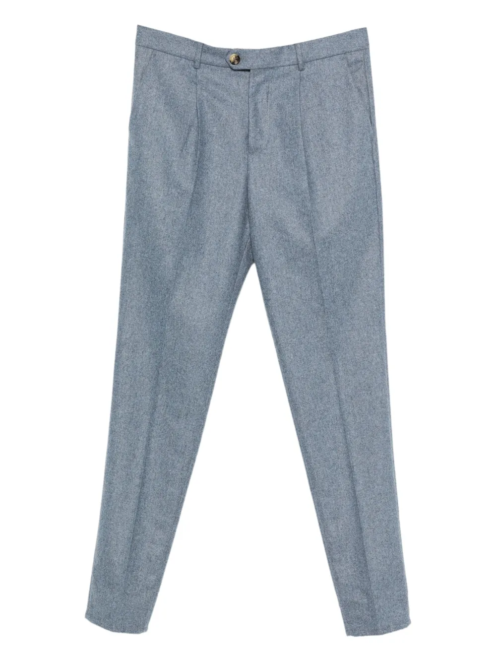Brunello Cucinelli Wollen plooibroek Blauw