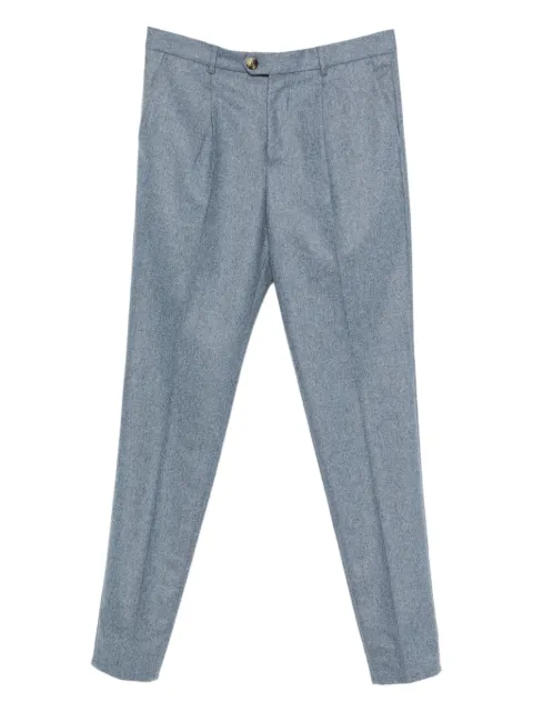 Brunello Cucinelli pleated wool trousers