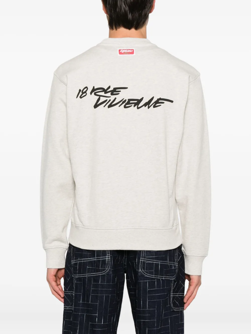 Kenzo Sweater met bloemenprint Beige