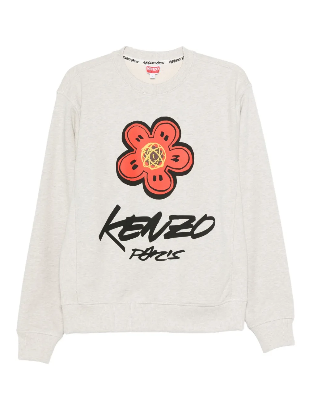 Kenzo Sweater met bloemenprint Beige