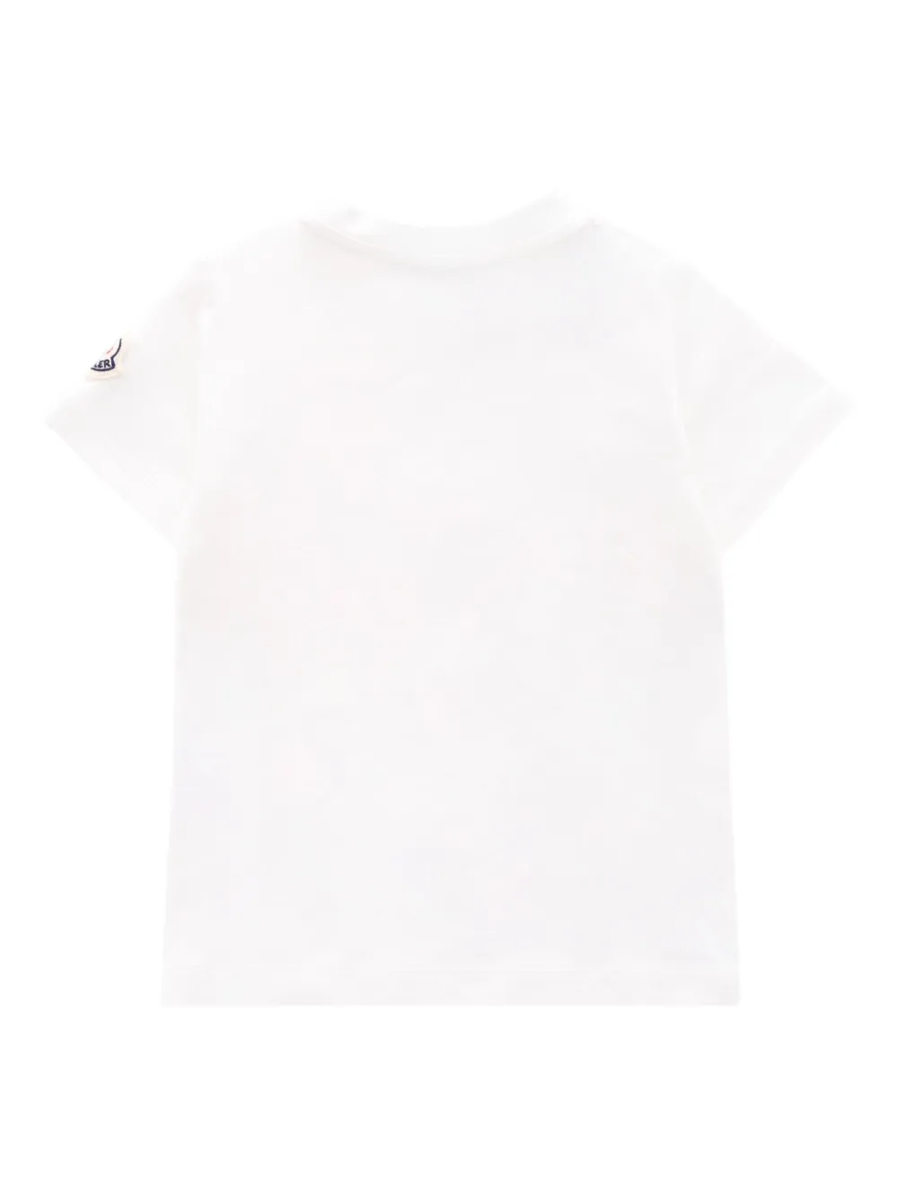 Moncler Enfant T-shirt met geborduurd logopatch Wit