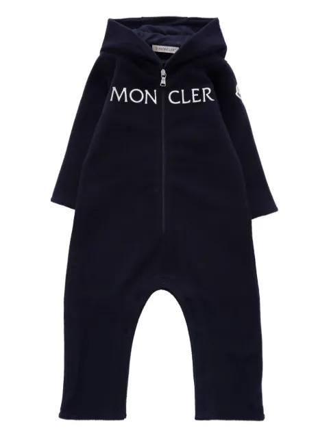 Moncler Enfant grenouillère zippée à capuche