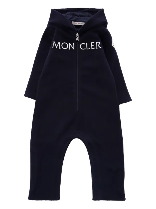 MONCLER フーデッドロンパース Moncler Enfant フーデッド ロンパース | ブルー | FARFETCH JP