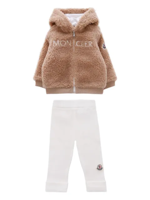 Moncler Enfant teddy bear-ear hooded tracksuit 