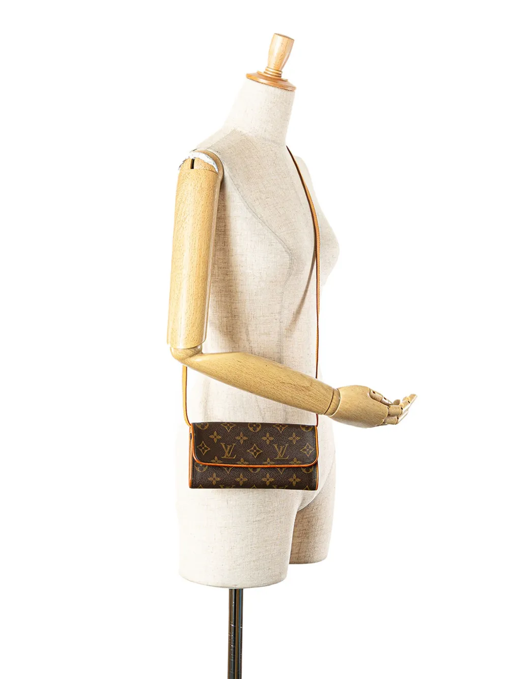 Louis Vuitton Pre-Owned 2001 Monogram Pochette Twin PM crossbody bag | Pre-Owned | Image 2