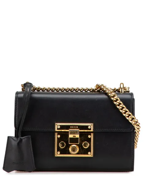 Gucci Pre-Owned 2000-2015 スモール レザー パドロック ショルダーバッグ
