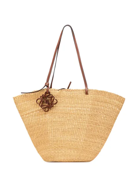 Loewe Pre-Owned 2020 Paulas Ibiza Medium Raffia Shell Basket tote bag
