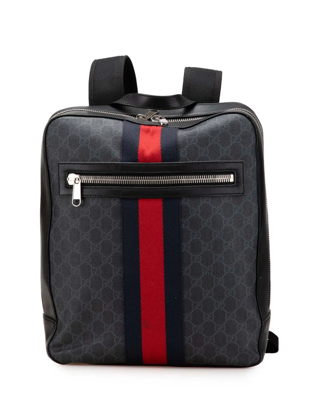Gucci Pre-Owned 2000-2015 GG Supreme Web backpack | Black | Image 1