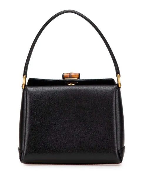 Gucci Pre-Owned 20th Century Leather Bamboo handbag