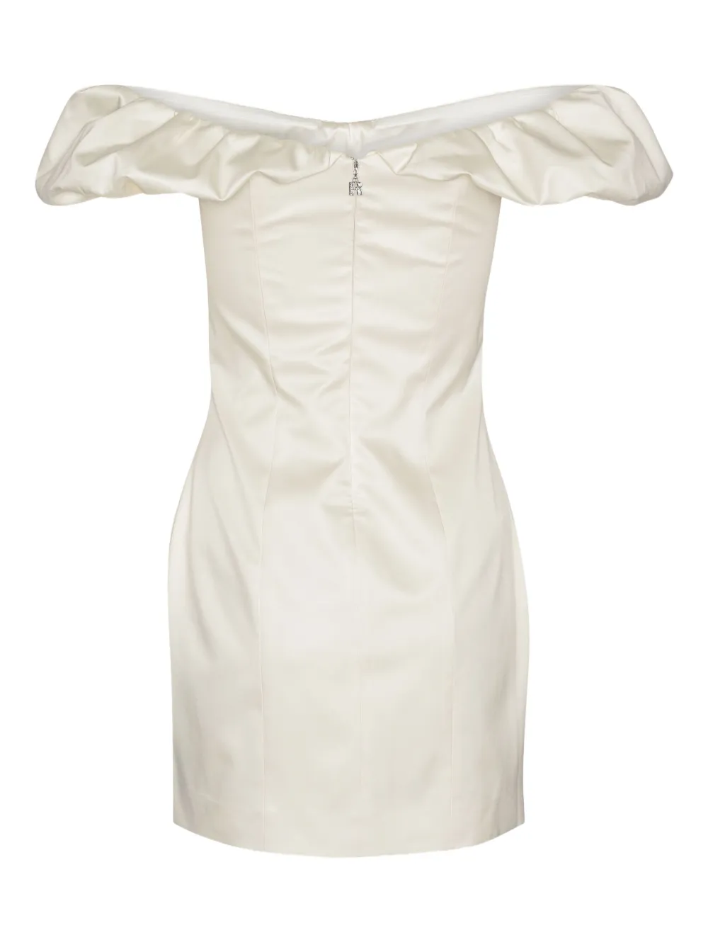 ROTATE BIRGER CHRISTENSEN Off-shoulder mini-jurk Wit