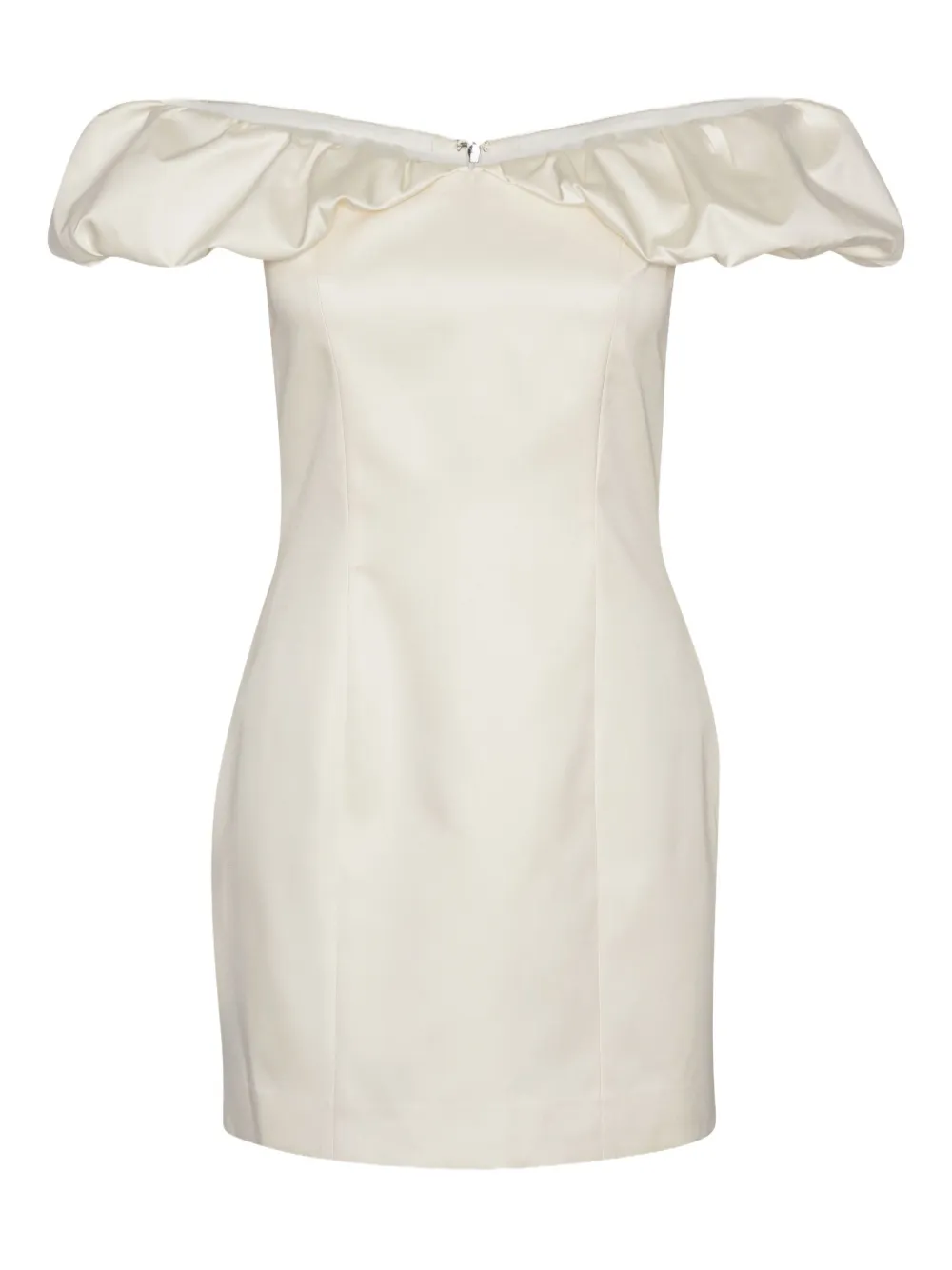 ROTATE BIRGER CHRISTENSEN Off-shoulder mini-jurk Wit