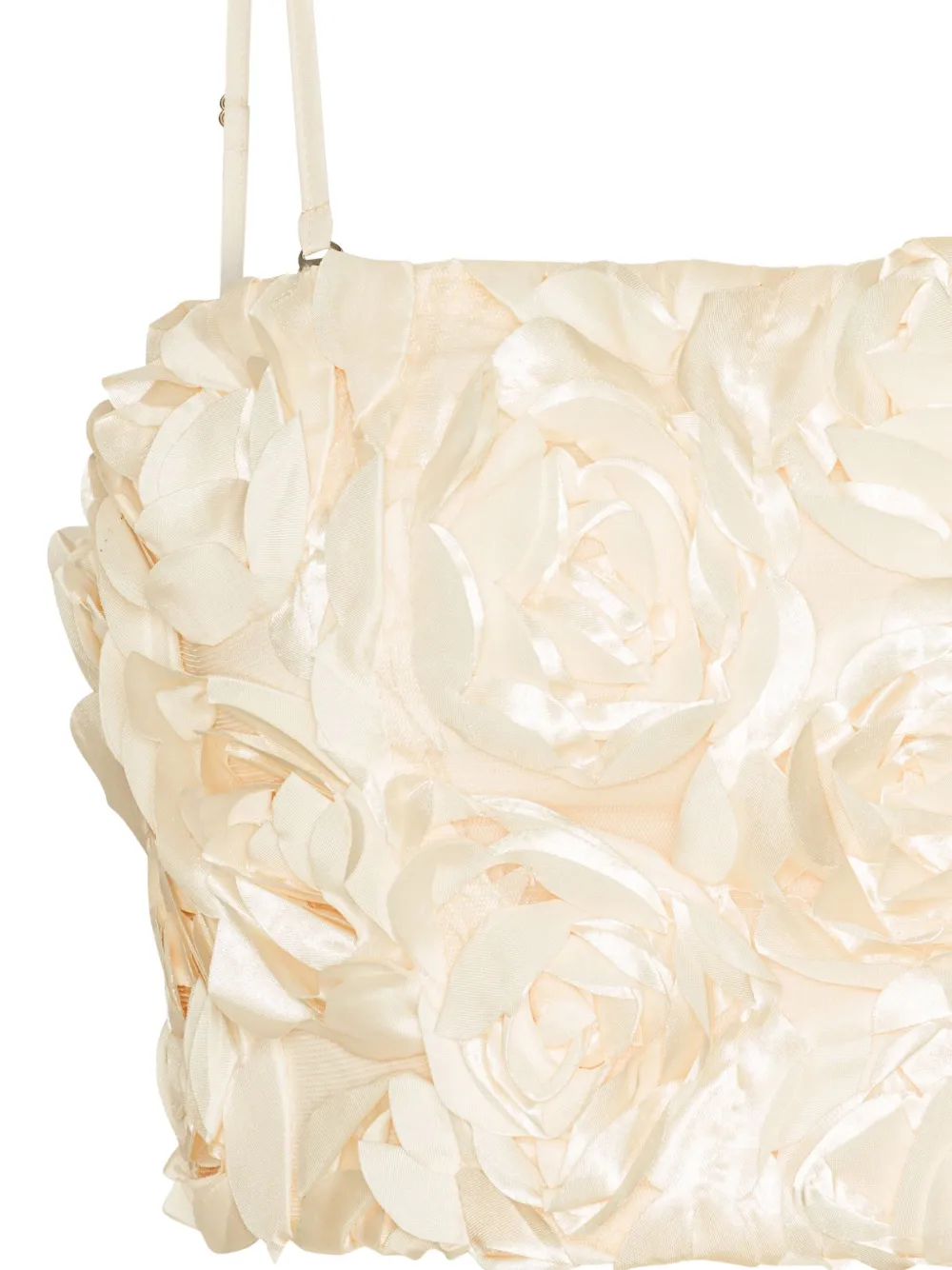 ROTATE BIRGER CHRISTENSEN Tanktop verfraaid met rozen Beige