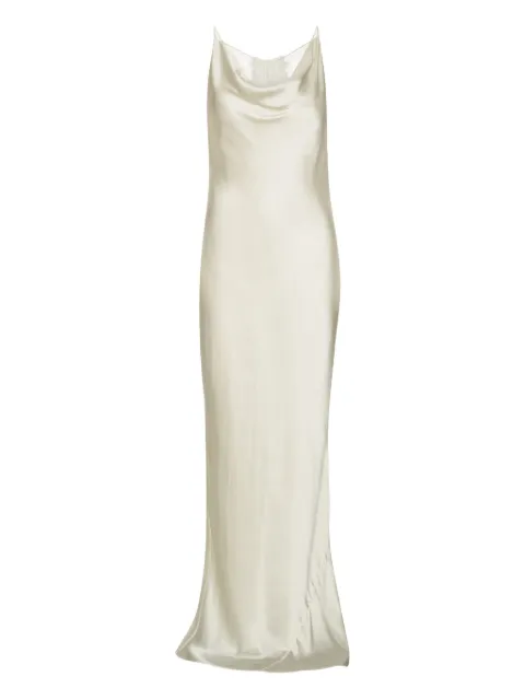 ROTATE BIRGER CHRISTENSEN cowl-neck lace-back gown