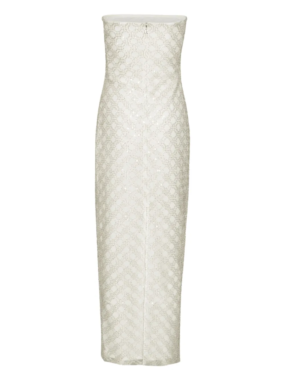 ROTATE BIRGER CHRISTENSEN Jurk met pailletten Wit