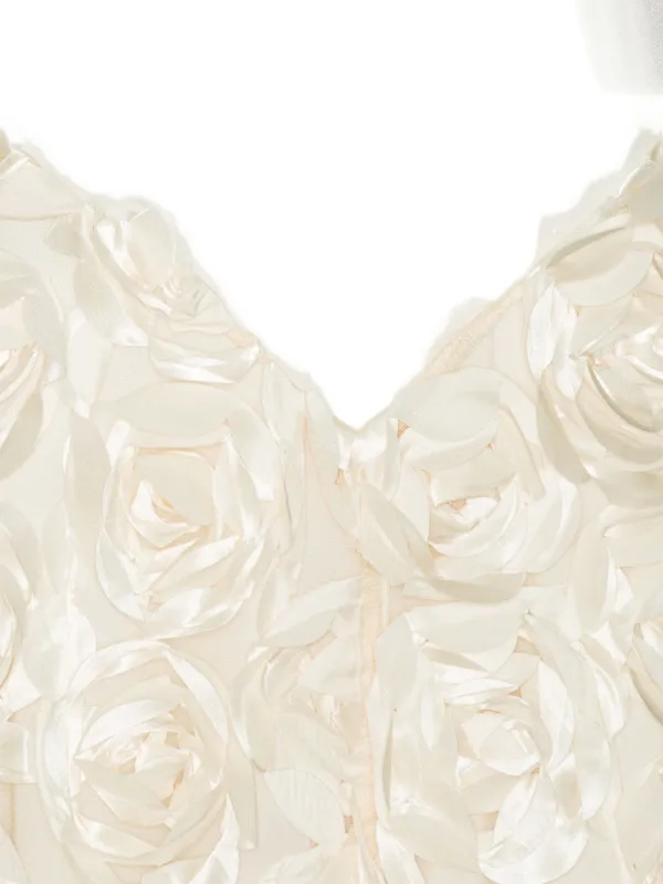 jacquard puffy midi dress