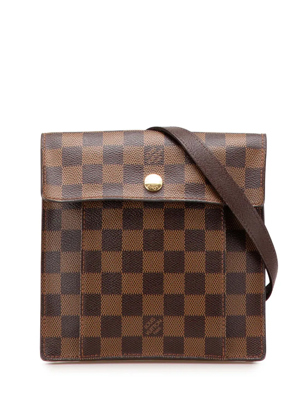 Pre-owned Louis Vuitton 2001 Damier Ebene Pimlico Crossbody Bag