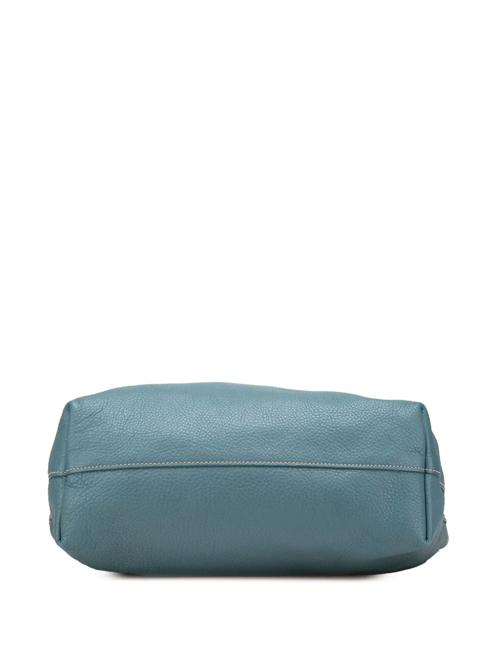 Pre-owned Prada 2000-2025 Vitello Daino Open Convertible Tote Satchel
