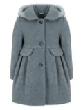 Lapin House hooded wool coat - Grey