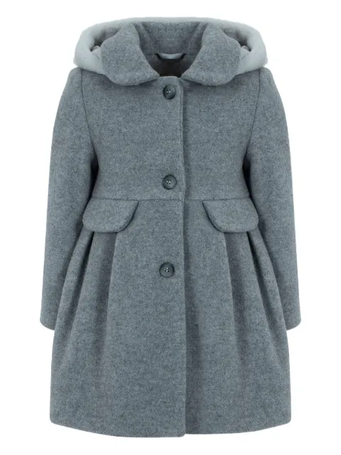 Lapin House Cappotto in lana con cappuccio