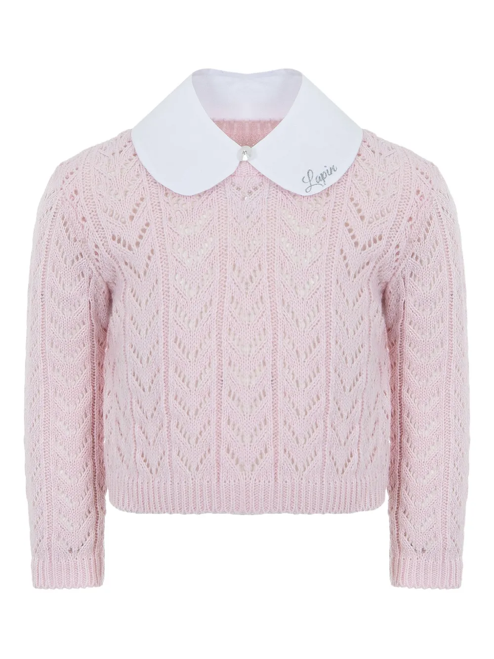 Lapin House Knitted Tulle Dress In Multi