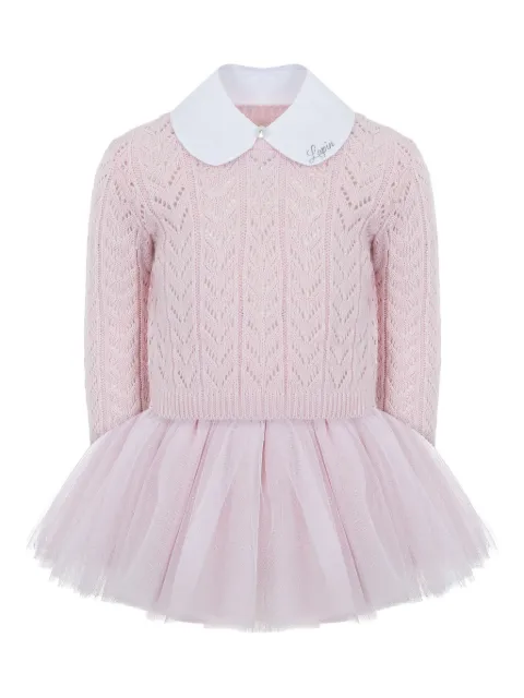 Lapin House knitted tulle dress