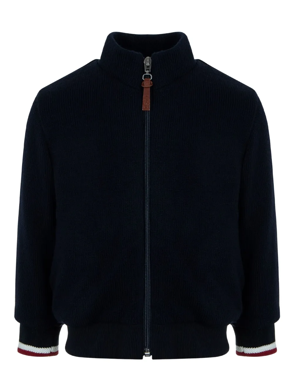 Lapin House Horse-crest Zip-up Cardigan In Animal Print