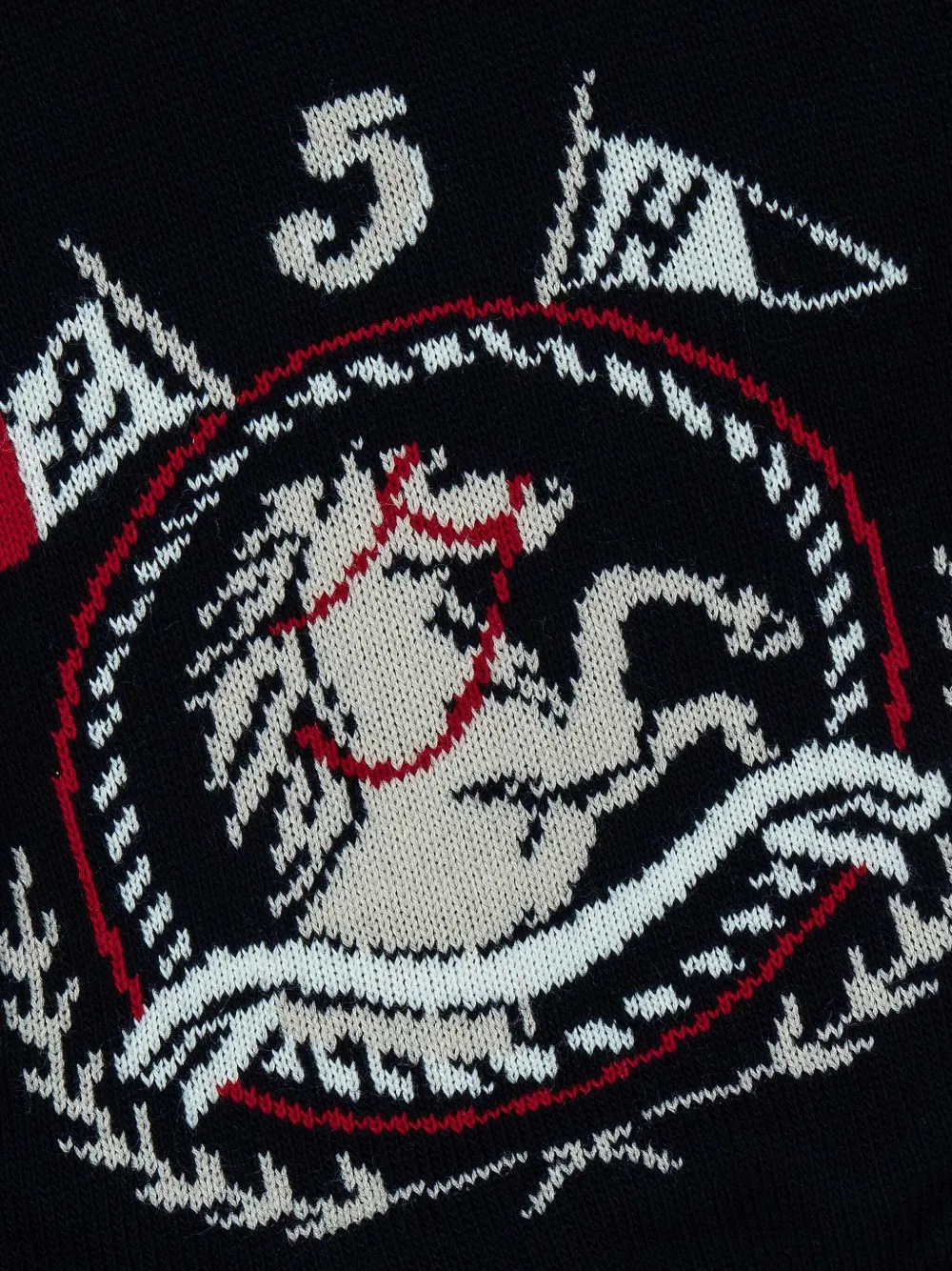 Lapin House Horse-crest Zip-up Cardigan In Animal Print