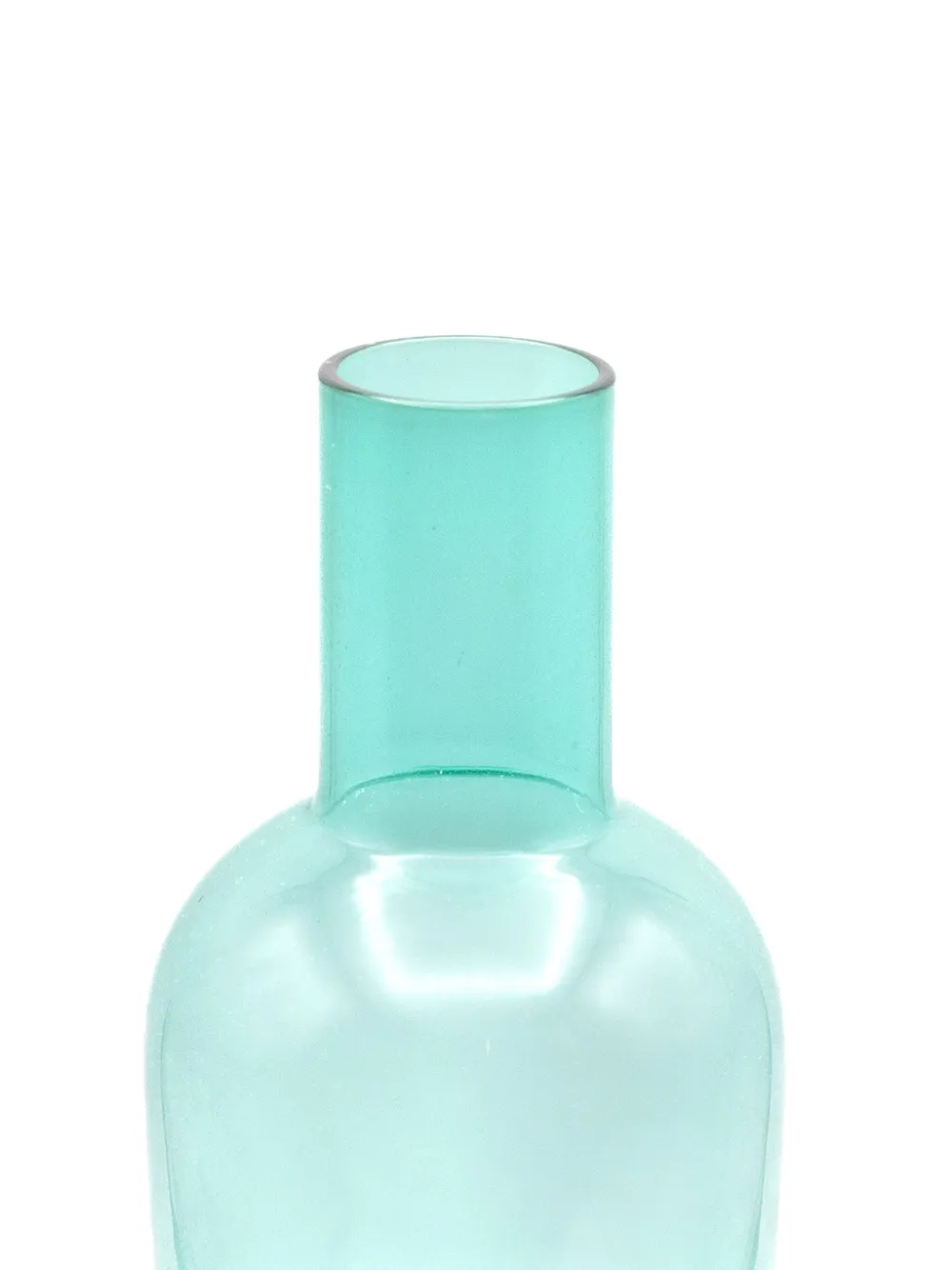  Bitossi Home Cylindrical Glass Decanter (25cm) - Green 