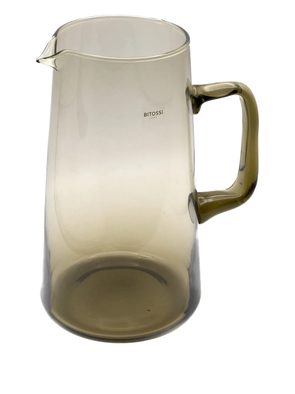 Bitossi Home smoked glass pitcher (11cm) | Glassware | Image 2