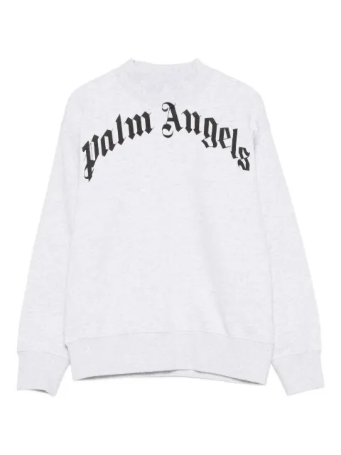 Palm Angels Kids logo-print sweatshirt