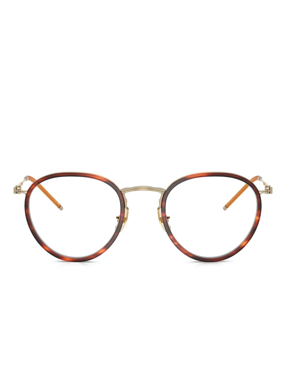 Oliver Peoples round-frame titanium glasses Bruin