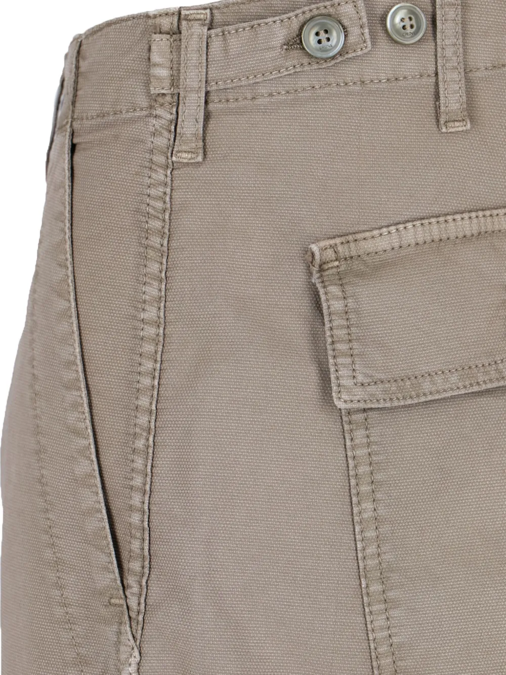 Cruna Cargo broek met knopen Beige