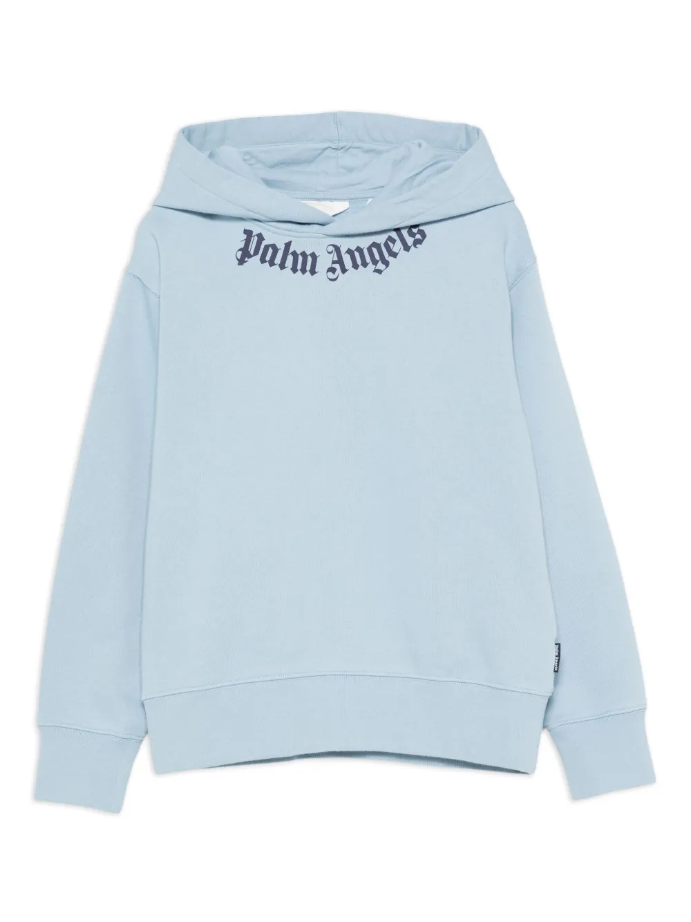 Palm Angels Kids Hoodie met logoprint Blauw