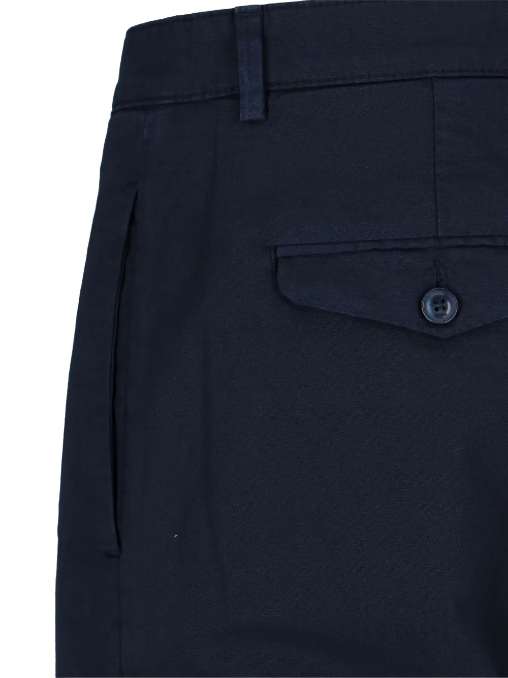 Cruna zip-fly chino trousers Blauw