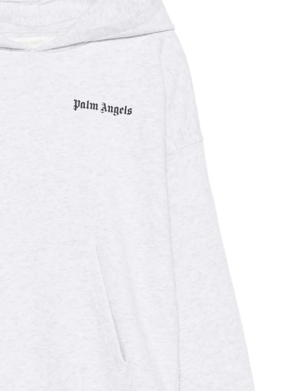 Palm Angels Kids Hoodie met logoprint Grijs
