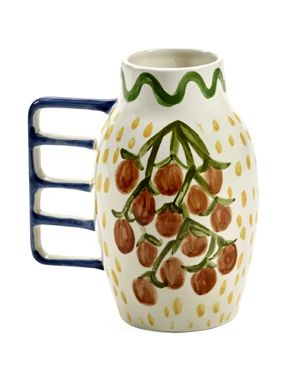 Serax Vaas met geverfd gezicht - Wit