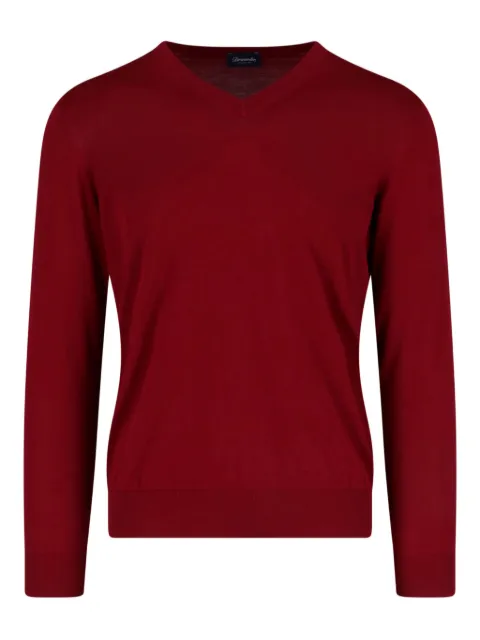 Drumohr V-neck long-sleeve sweater