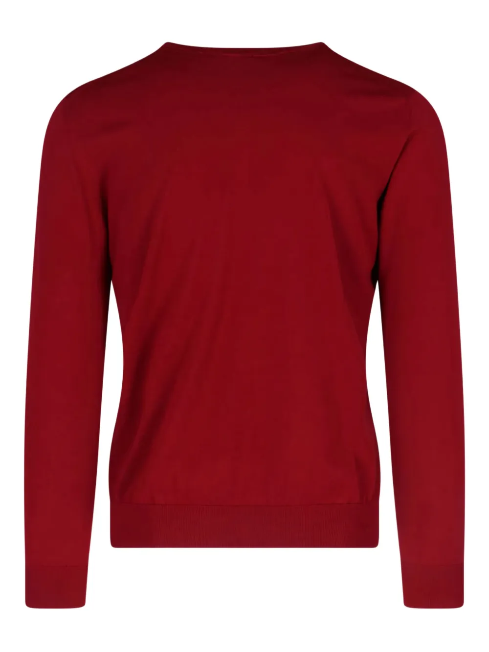 Drumohr V-neck long-sleeve sweater Rood