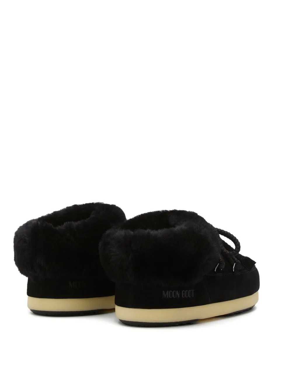 Moon Boot EVX fur-trimmed boots Black