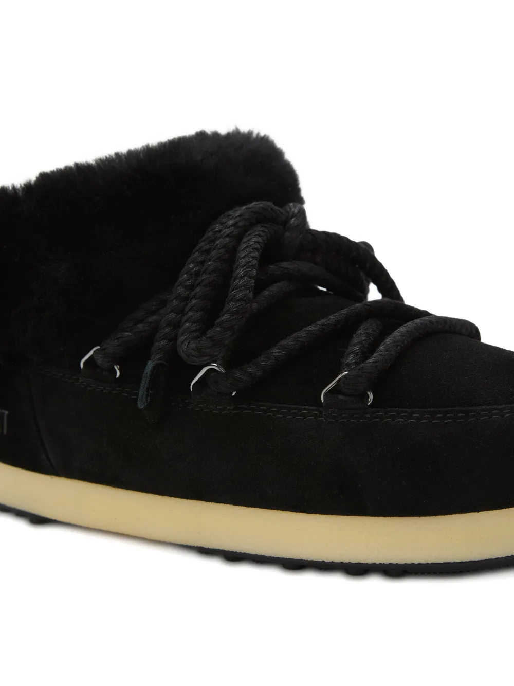 Moon Boot EVX fur-trimmed boots Black