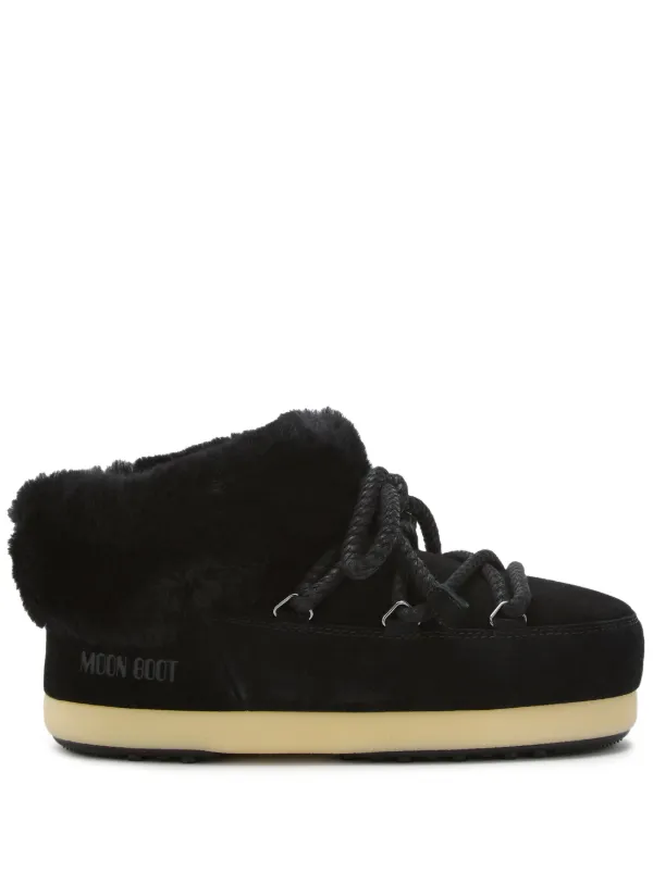 MOON BOOT ブラック ムートンブーツ 37 ROYAL FLASH（ロイヤルフラッシュ） ブーツ MOON BOOT/ムーンブーツ