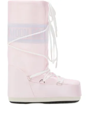 Moon Boot Icon faux-fur Snow Boots | White | FARFETCH