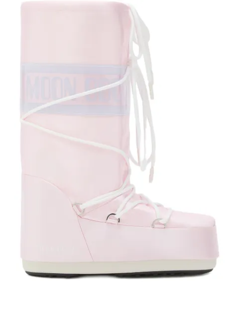 Moon Boot Icon logo-print lace-up boots