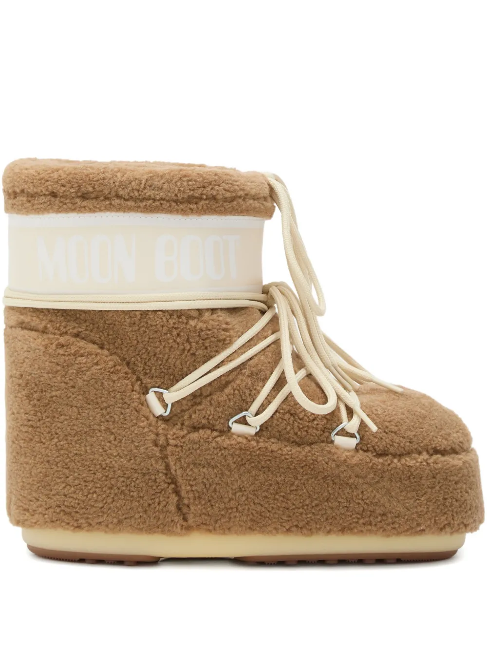 Moon Boot Icon fleece low boots Brown